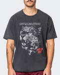 Muscle Nation - Leopard Oversized Vintage Tee