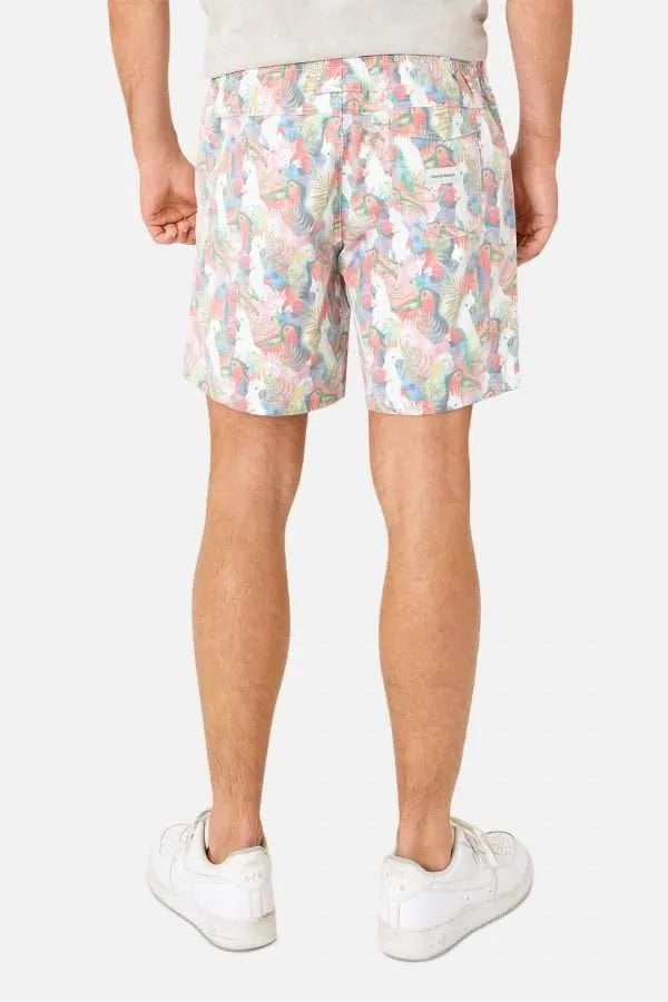 Industrie – The Cerrada Bahama Boardshorts – Bird Print (2XL)