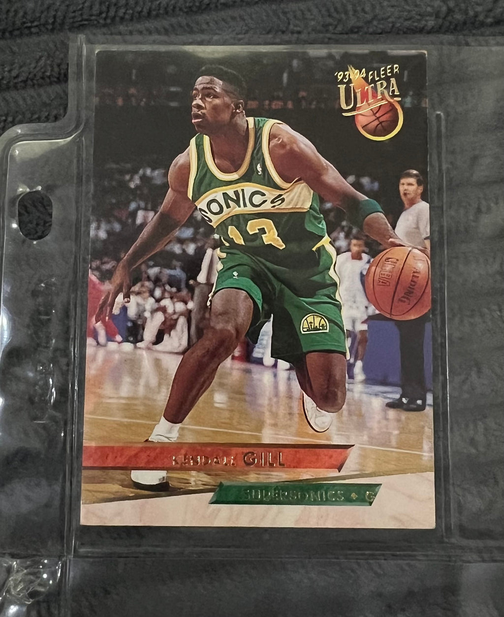1993-94 Ultra Kendall Gill #343 Seattle SuperSonics