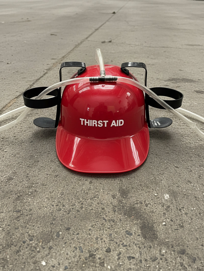 Thirst Aid - Hard Hat Party Drinking Dispenser