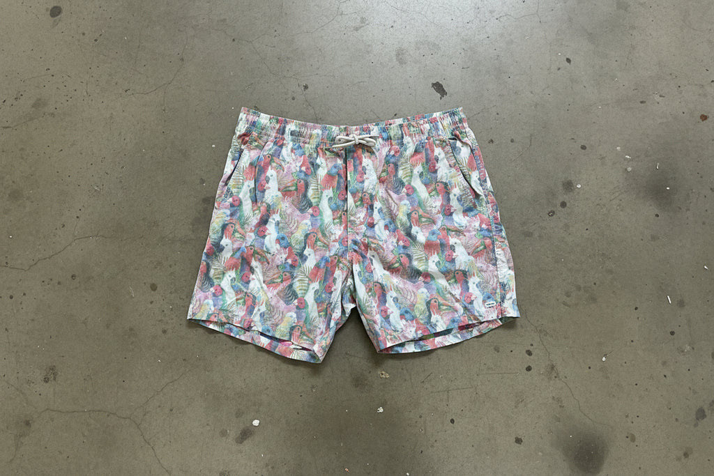 Industrie – The Cerrada Bahama Boardshorts – Bird Print (2XL)