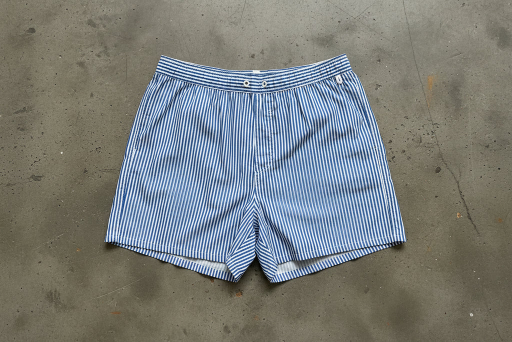 Shein - Striped Print Swim Trunks (2XL)