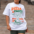 Muscle Nation - Pizza This Oversized Tee (S)