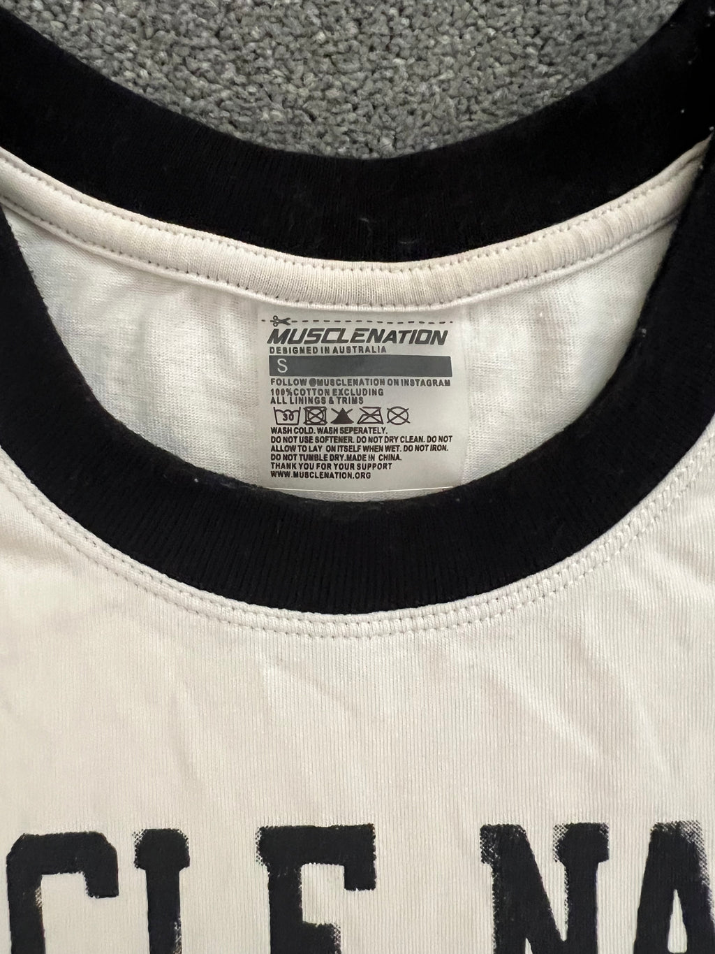 Muscle Nation - Numero Oversized Tee (S)