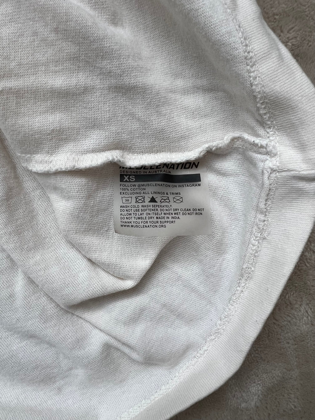 Muscle Nation - Represent Oversized Tee (XS)