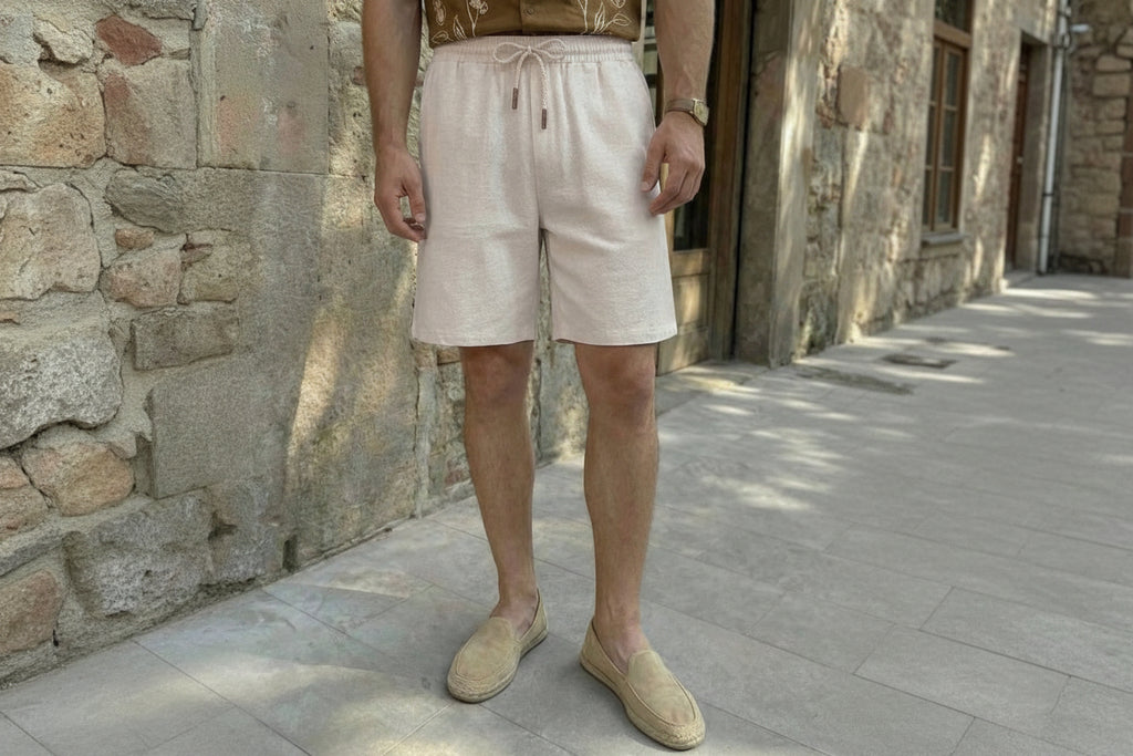 Shein - Drawstring Waist Shorts (2XL)