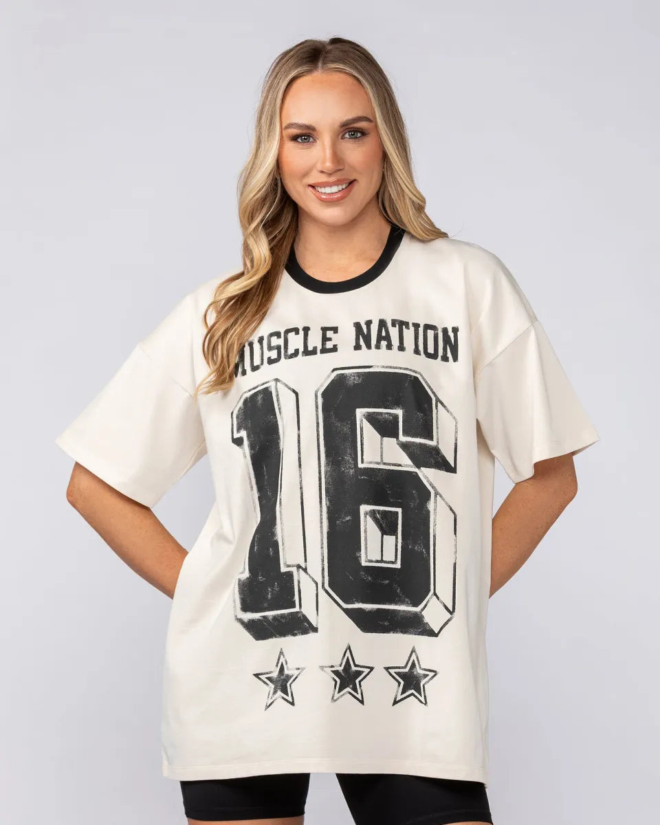 Muscle Nation - Numero Oversized Tee (S)