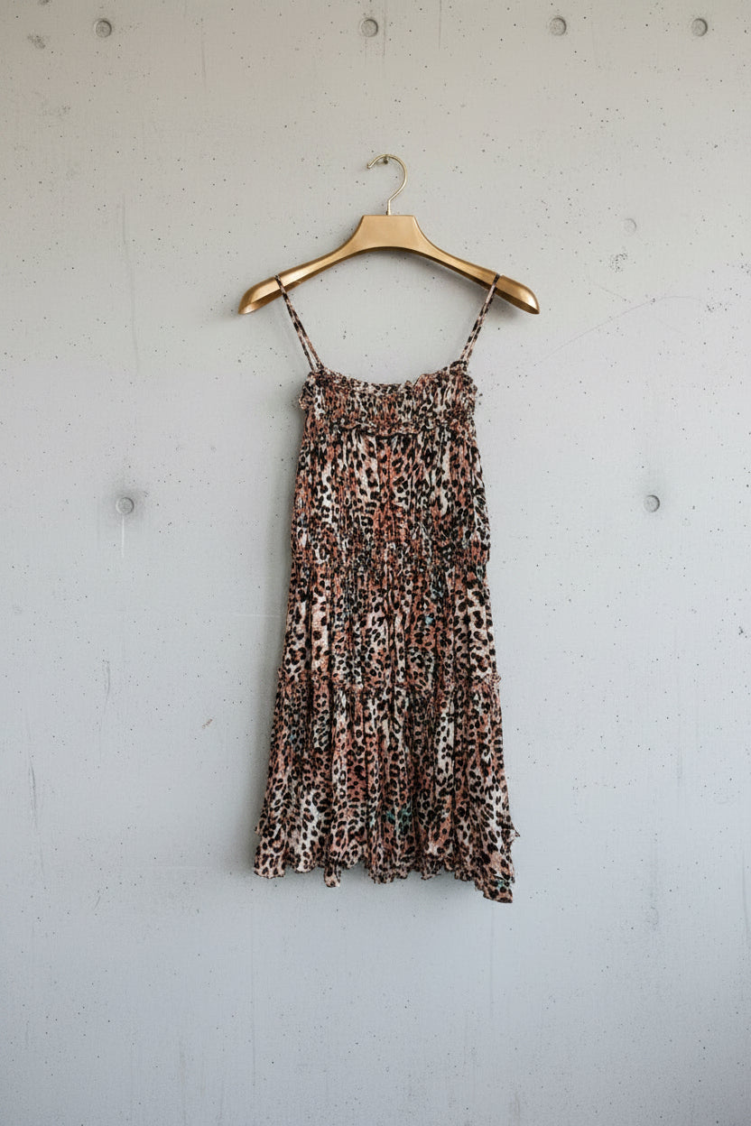 Indikah by Angel Biba - Leopard Print Mini Dress (12)