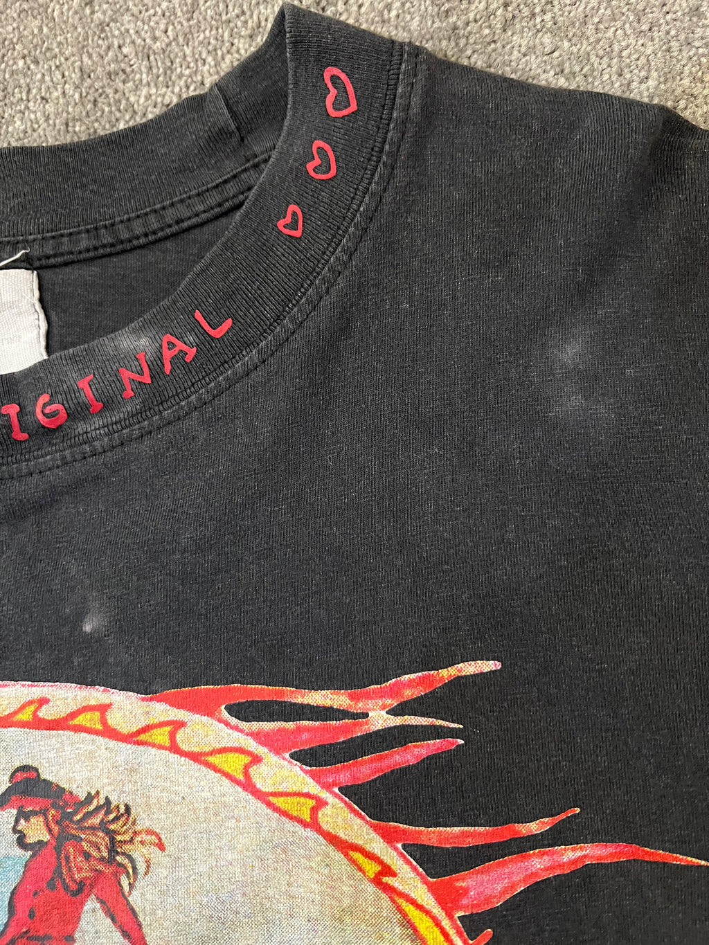 Sabbi - The Very Oversized Flaming Cowboy Tee (XS)