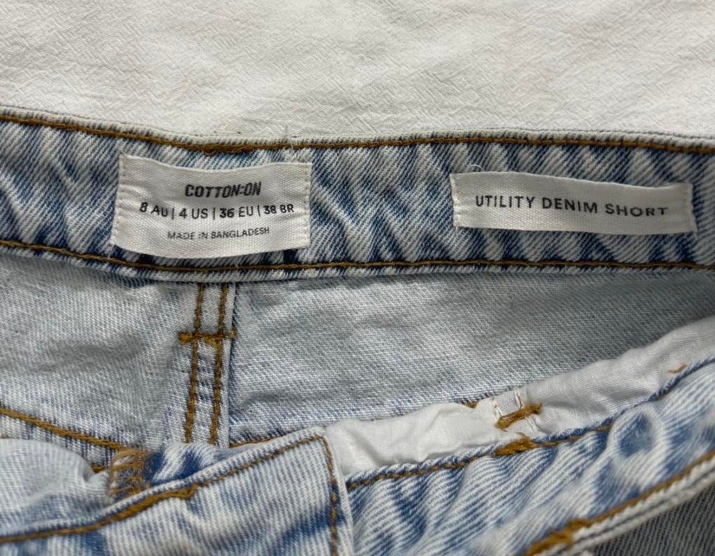Cotton On - Utility Denim Shorts (8)