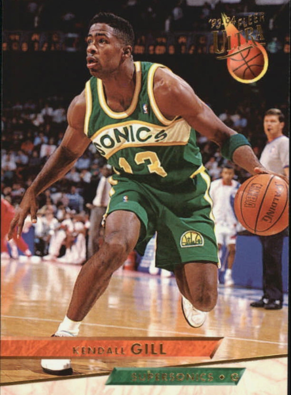 1993-94 Ultra Kendall Gill #343 Seattle SuperSonics