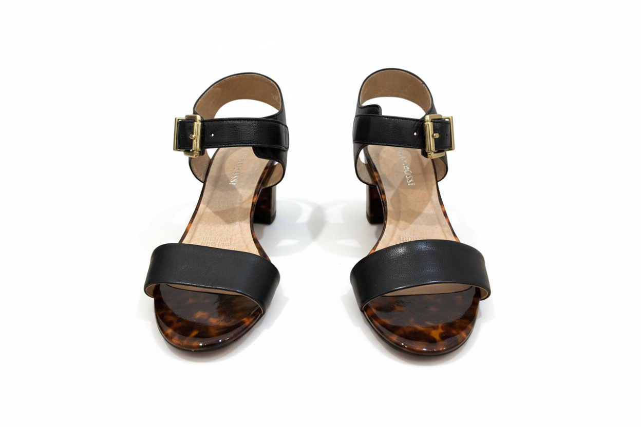 Valeria Grossi - Lou Italian Leather Ankle Strap Heel (EU37)