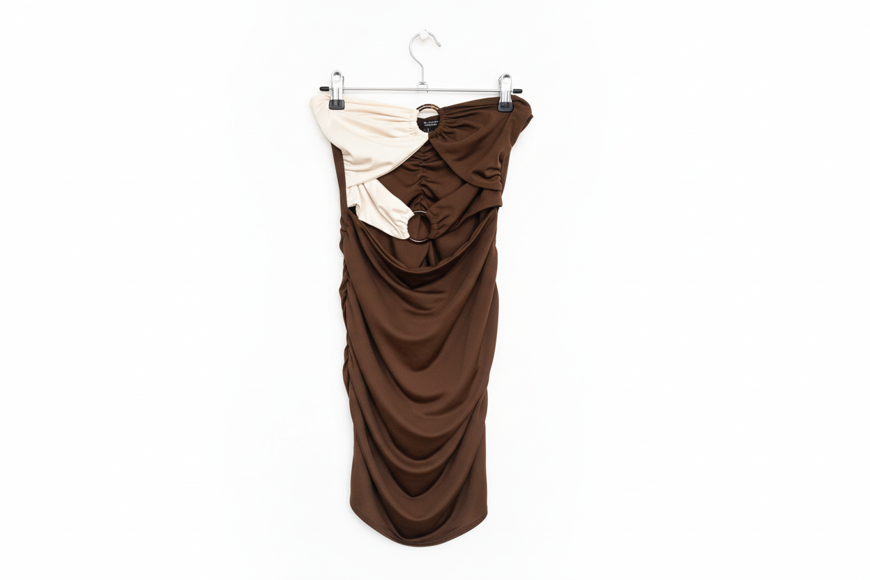 Shein - Scrunch Butt Tube  Bodycon Dress (S)