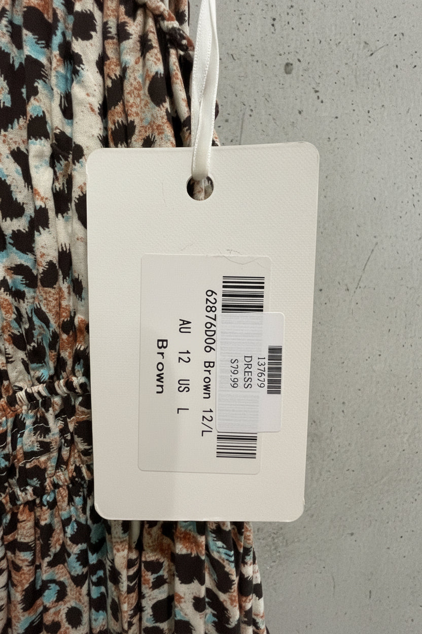 Indikah by Angel Biba - Leopard Print Mini Dress (12)