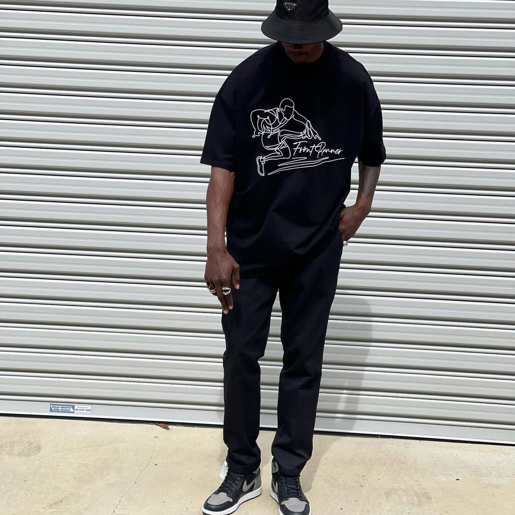 Front Runner - Line Art Hurdler Tee (XS)