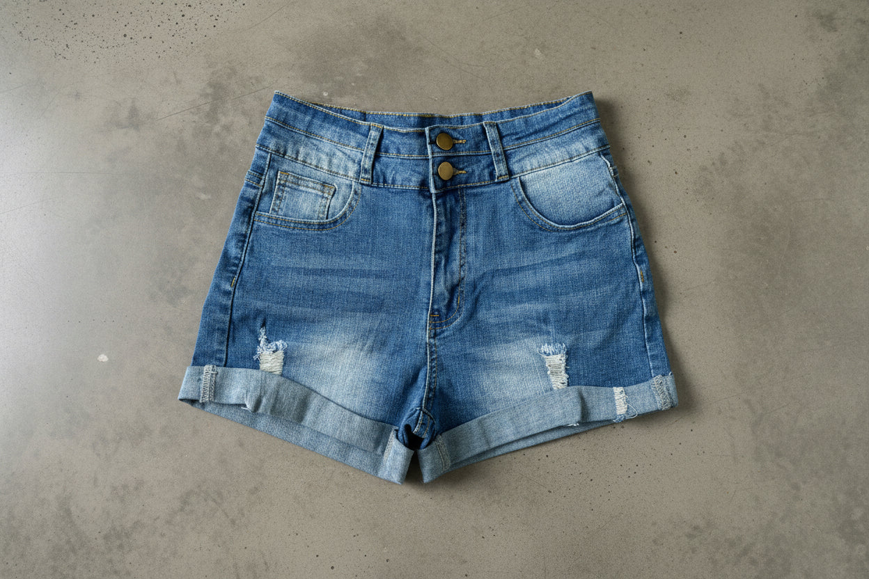 Shein - Denim Short