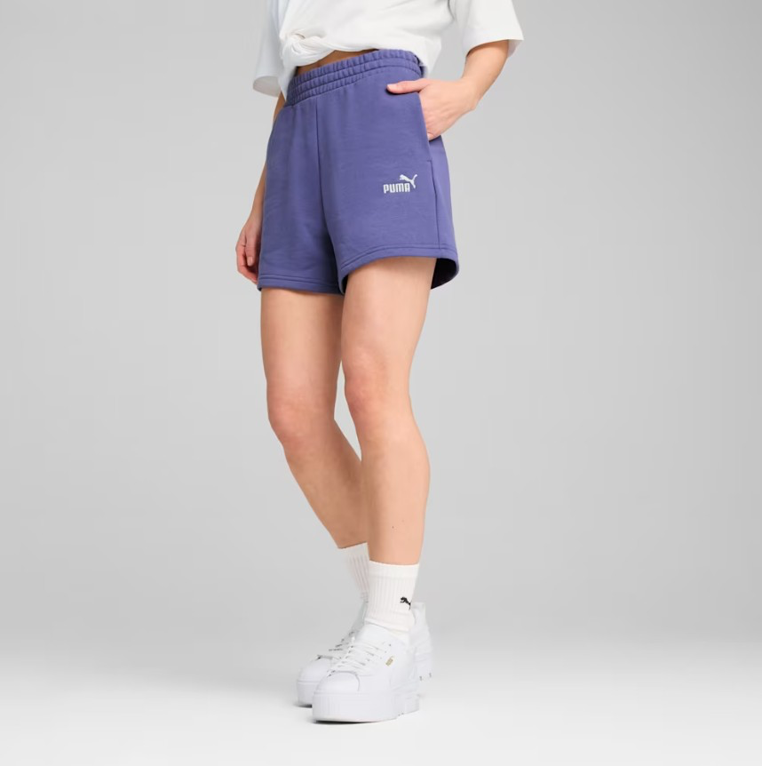Puma - ESS Small No. 1 Logo 5'' High-Waist Shorts (S)