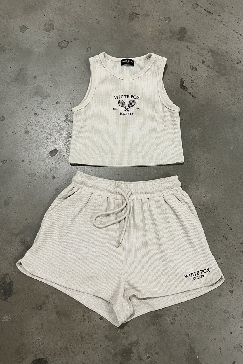 White Fox - Golden Girl Top & Endless Summer Shorts Set (XS)