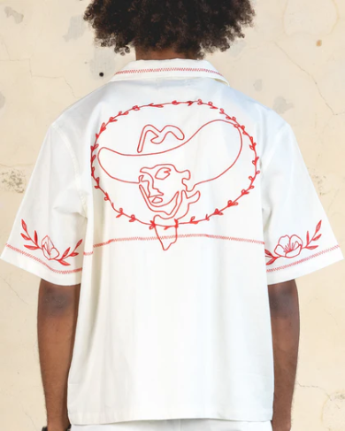 404 Frontier - Embroidered Button Up Shirt (M)