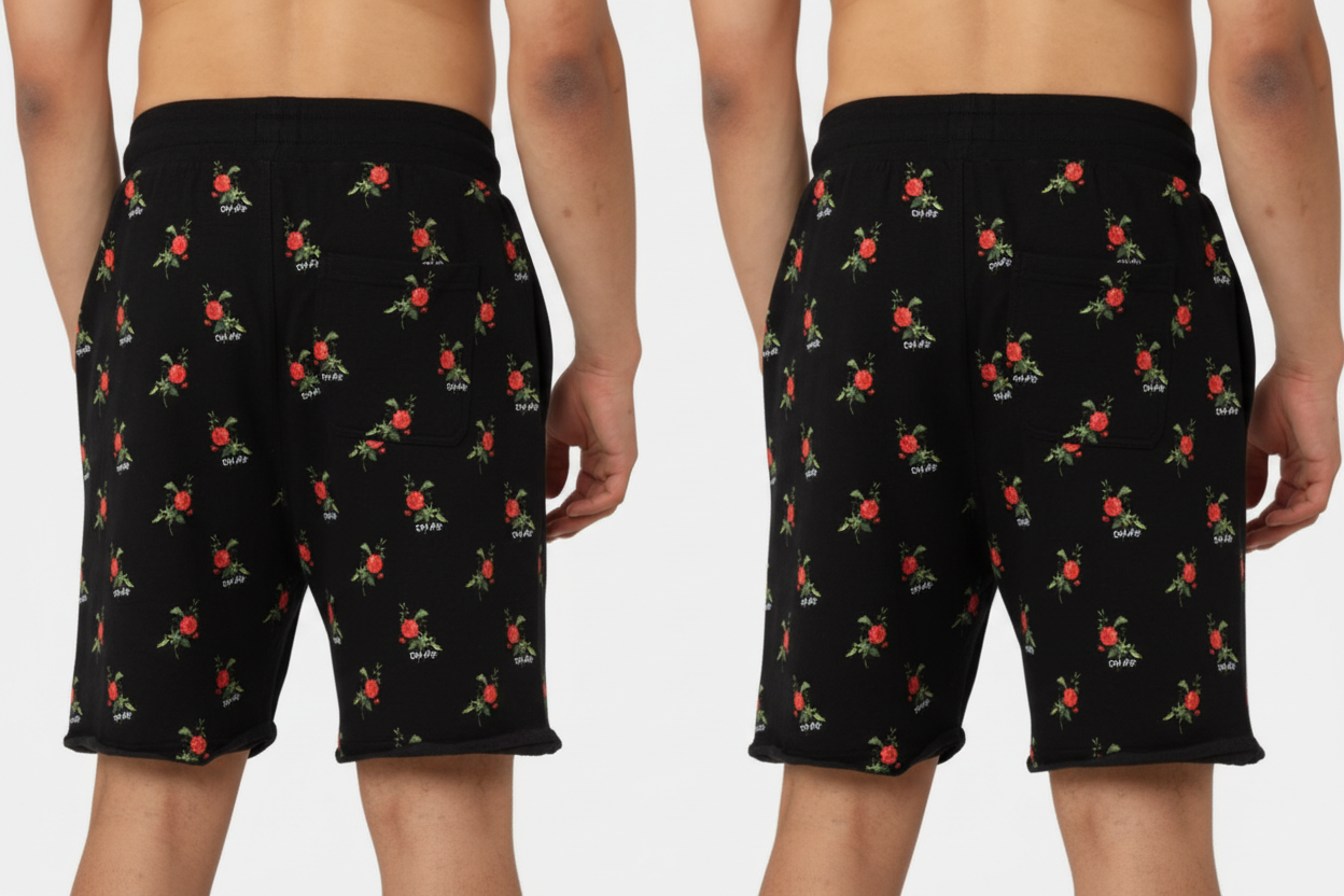 Carre - Ament Repeat Rugueux Shorts (L)