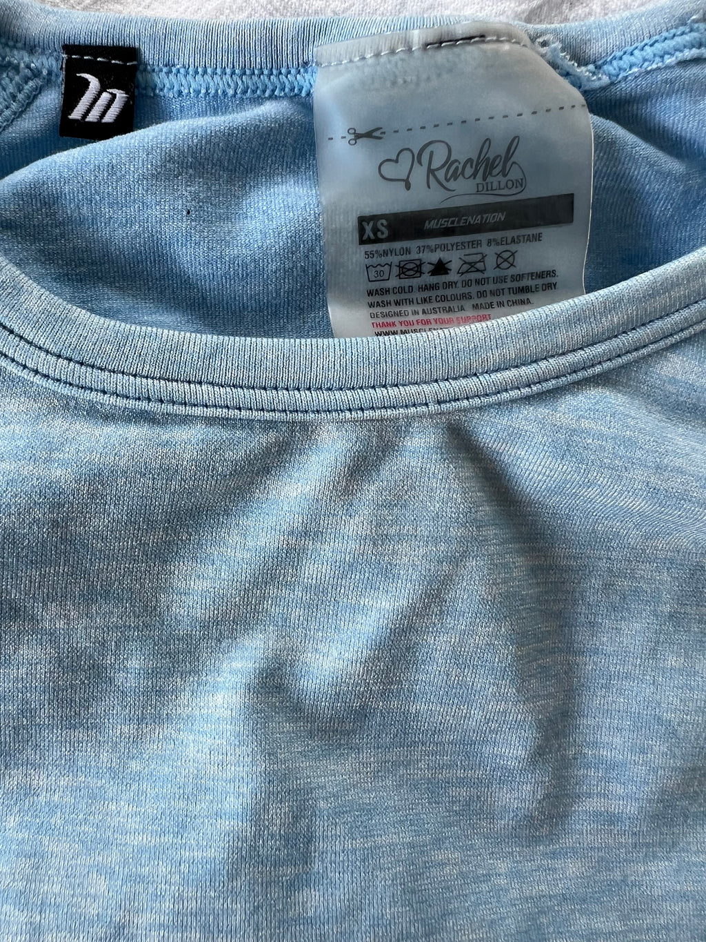 Muscle Nation x Rachel Dillon - Long Sleeve Crop Top