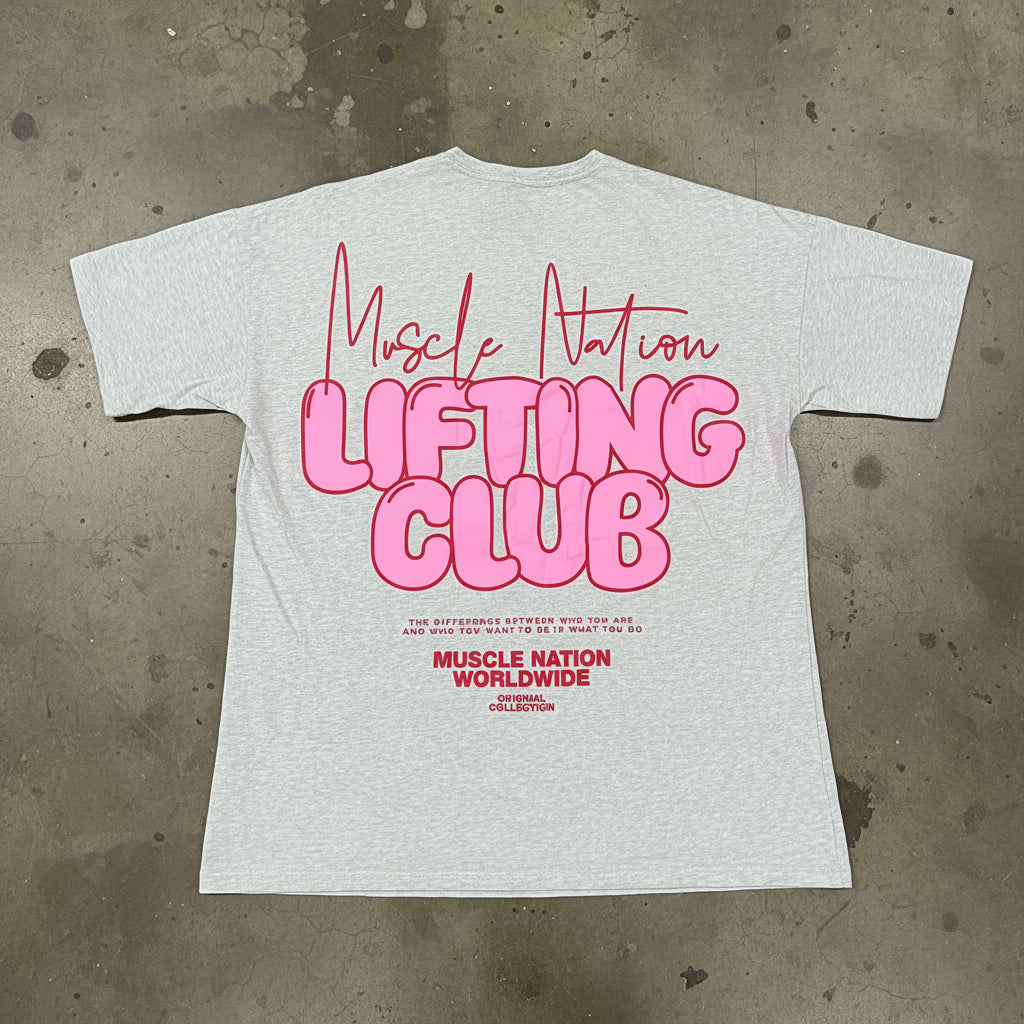 Muscle Nation - Oversized Lifting Club Tee