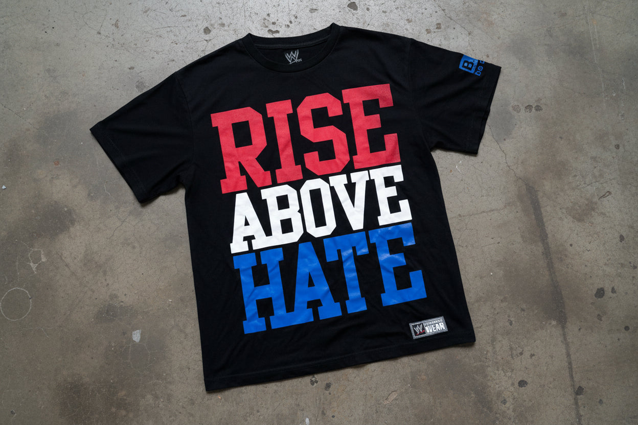 WWE - “John Cena” Authentic Rise Above Hate Tee (M)