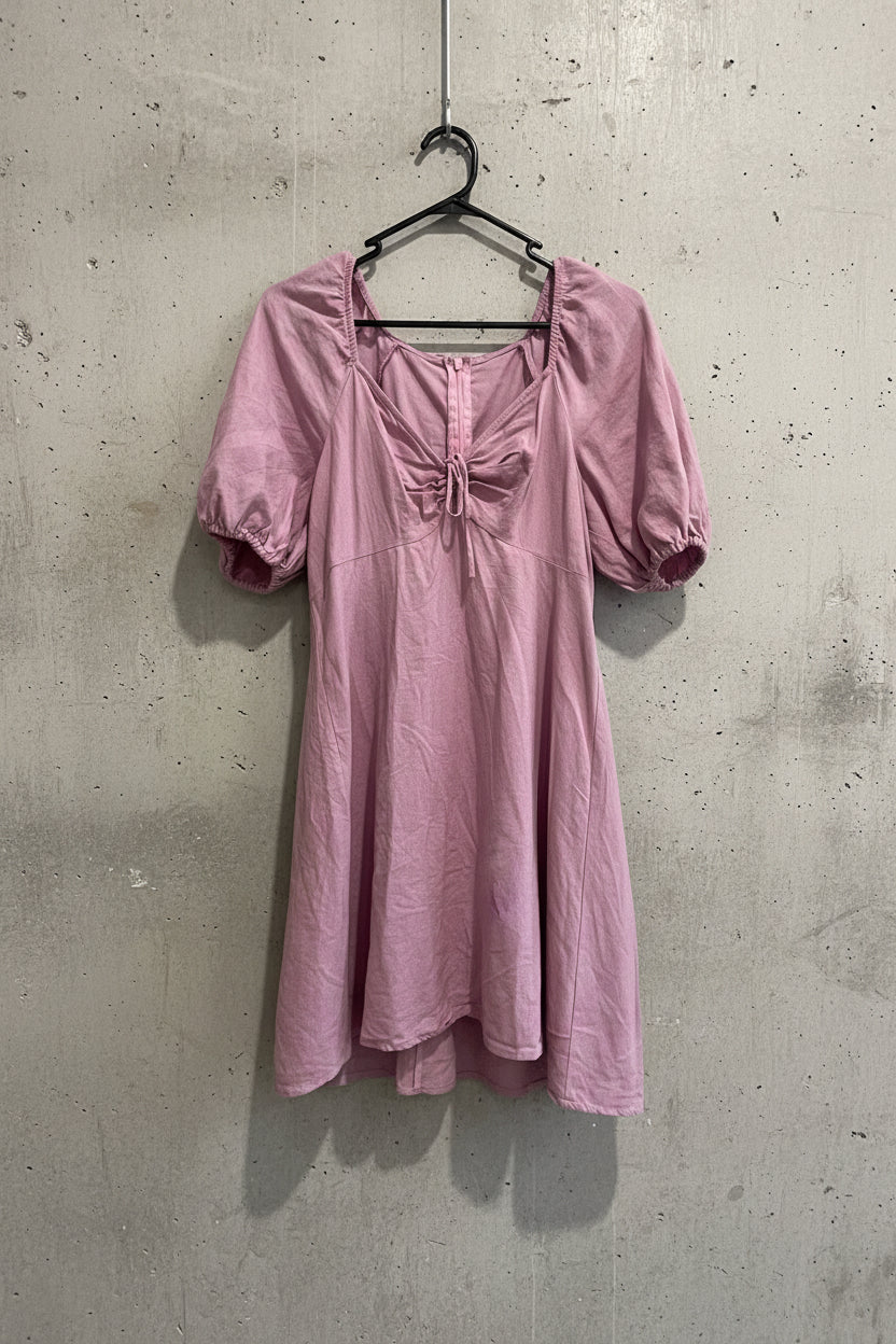 Myer - Miss Shop Linen Ruched Front Dress (10)