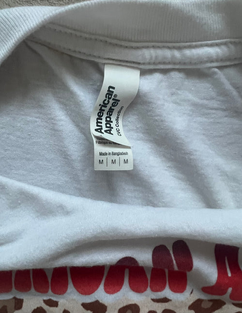 American Apparel - Floral Cropped Tee (M)