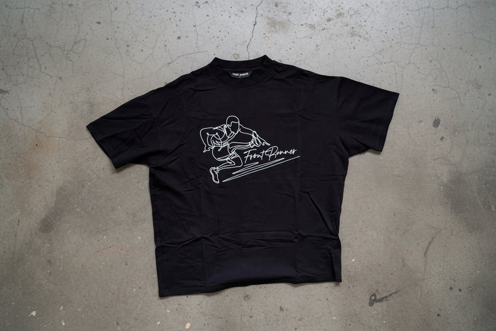 Front Runner - Line Art Hurdler Tee (XS)