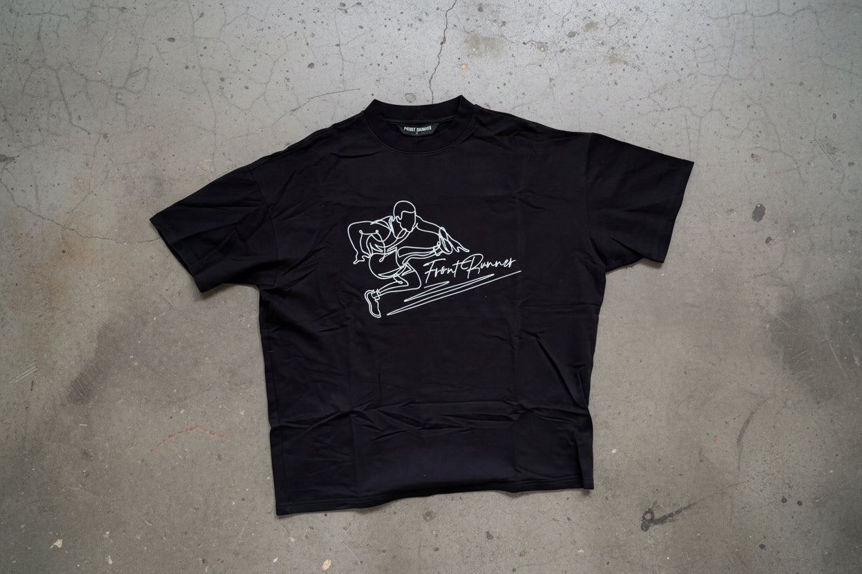 Front Runner - Line Art Hurdler Tee (XS)