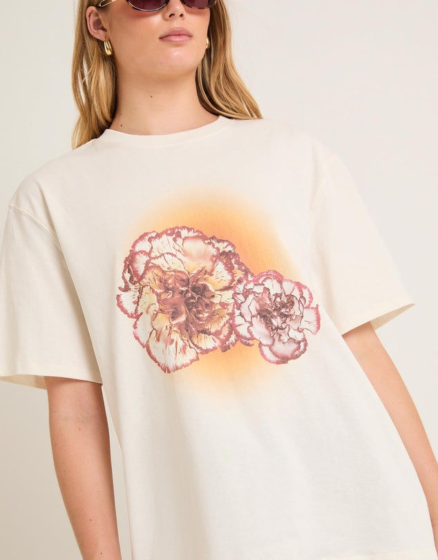 Alice In The Eve - Sunrise Flower Oversized Tee (M/L)