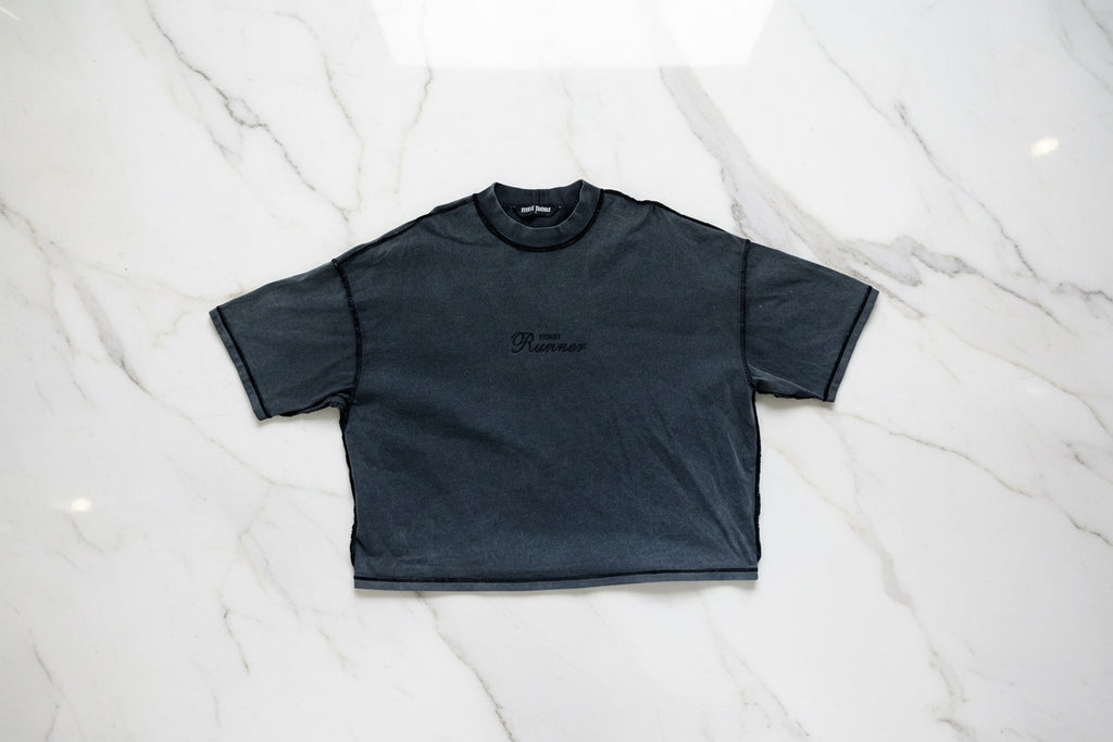 Front Runner - Staple Boxy Cropped Tee (S)