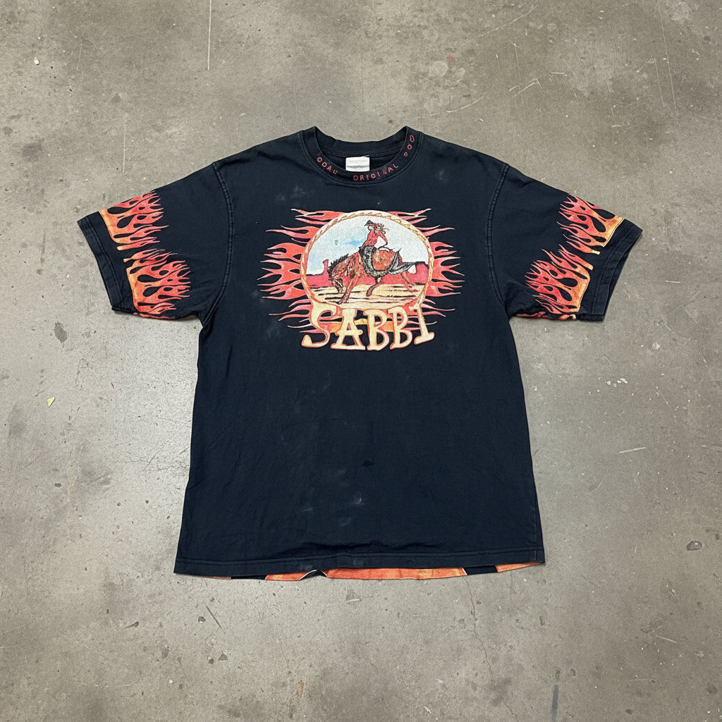 Sabbi - The Very Oversized Flaming Cowboy Tee (XS)