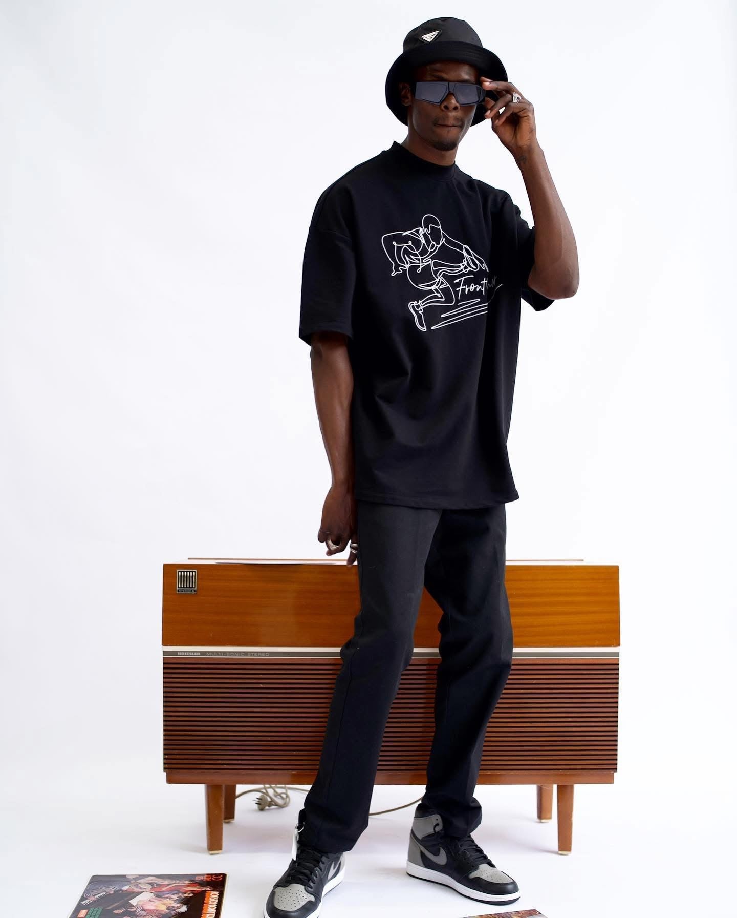 Front Runner - Line Art Hurdler Tee (XS)