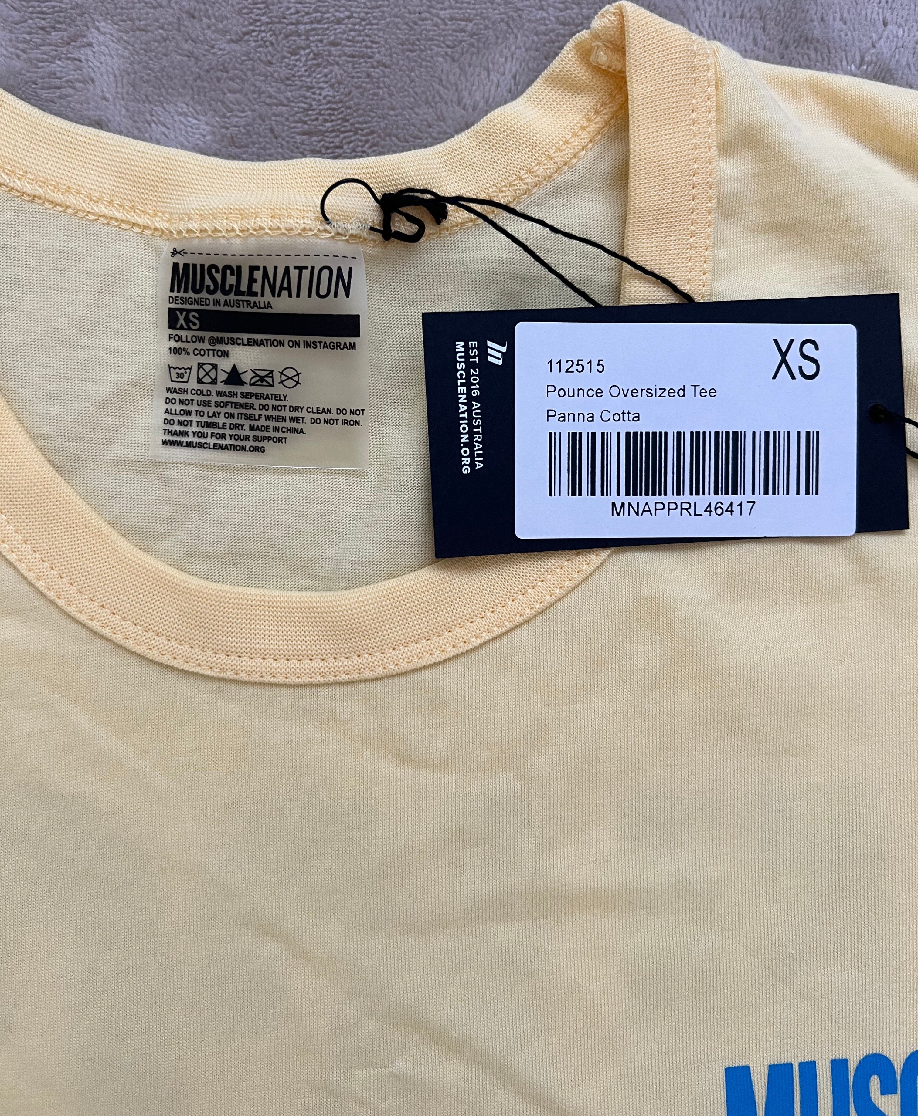 Muscle Nation - Pounce Oversized Tee (XS)