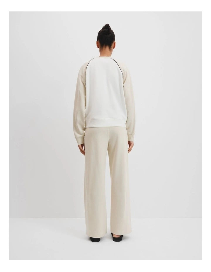 Country Road - Australian Cotton Colour Block Crew Sweat (L)