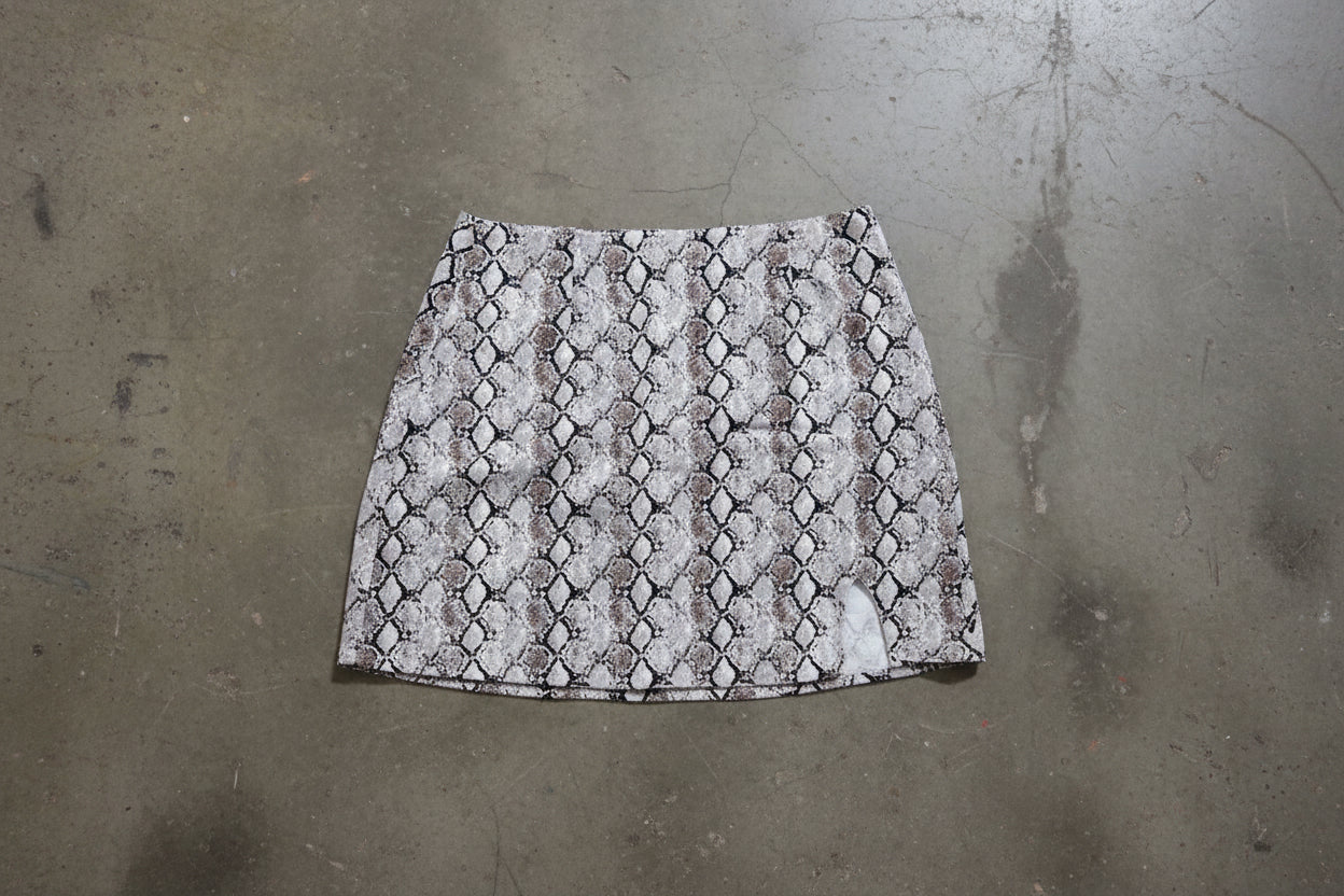 Luck & Trouble - Snake Print Mini Skirt (12)