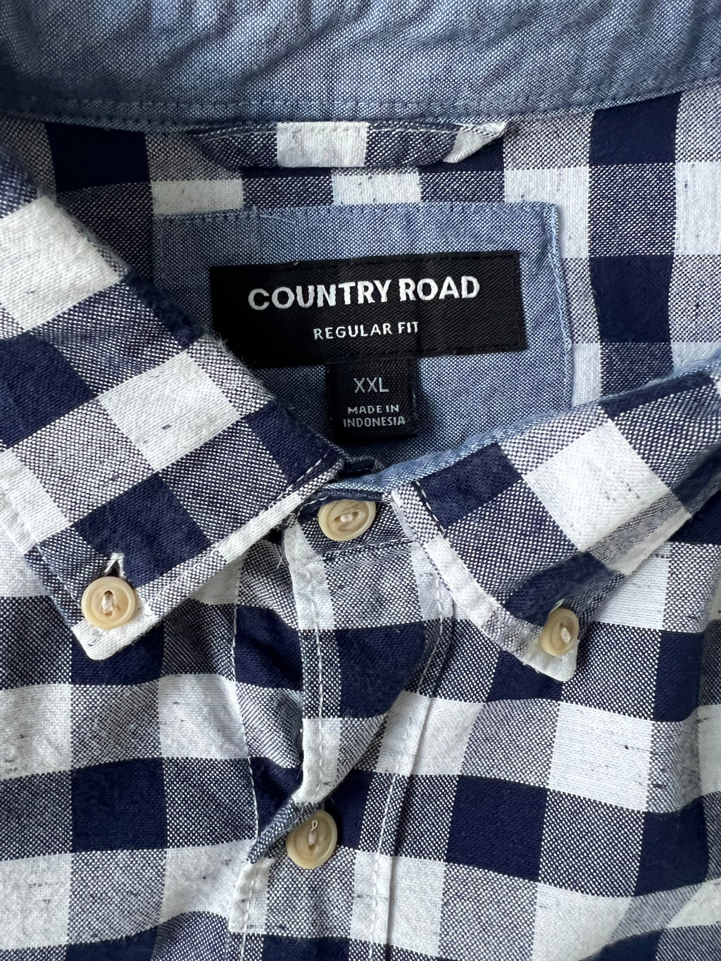 Country Road - Check Long Sleeve Button Up