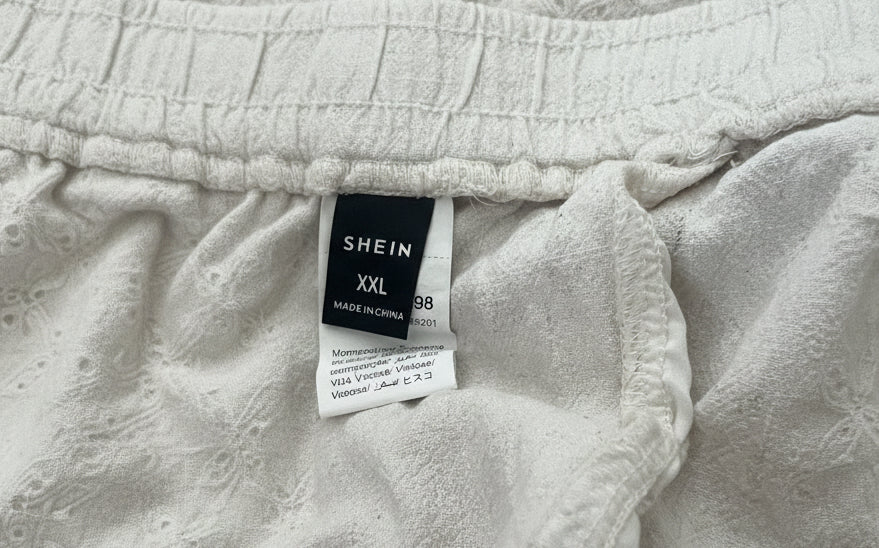 Shein - Drawstring Waist Shorts (2XL)