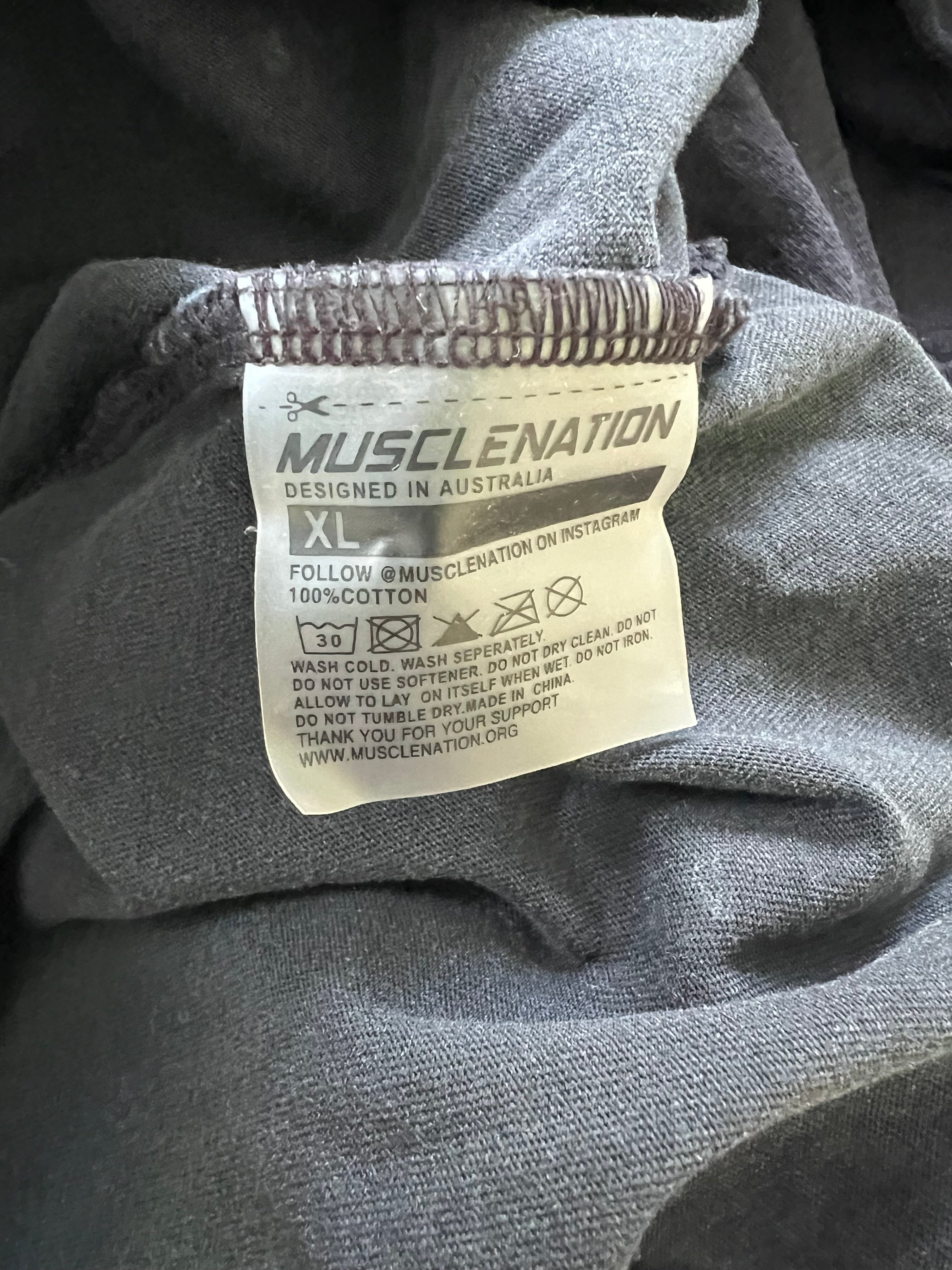 Muscle Nation - Leopard Oversized Vintage Tee