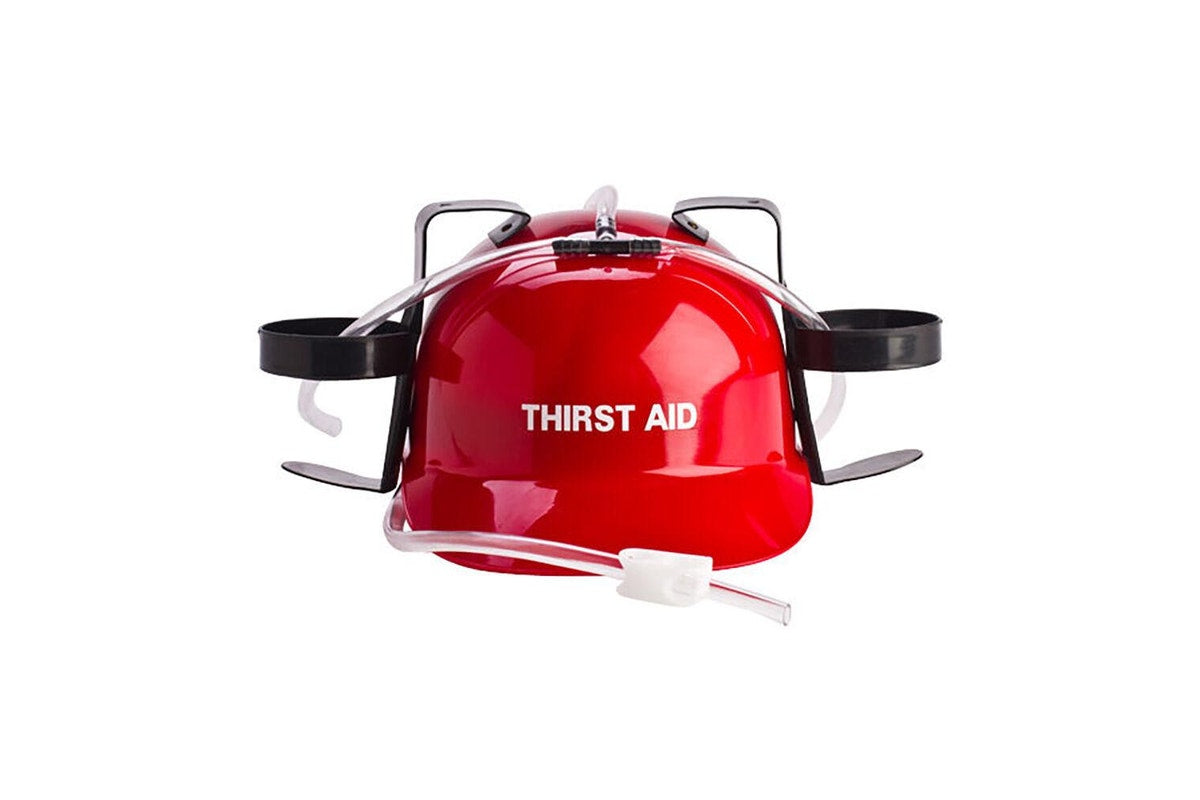 Thirst Aid - Hard Hat Party Drinking Dispenser