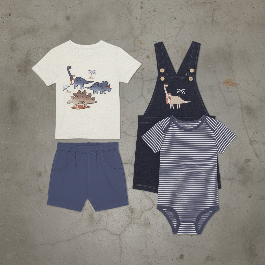 Pekkle - Boys 4 Piece Set (6M)