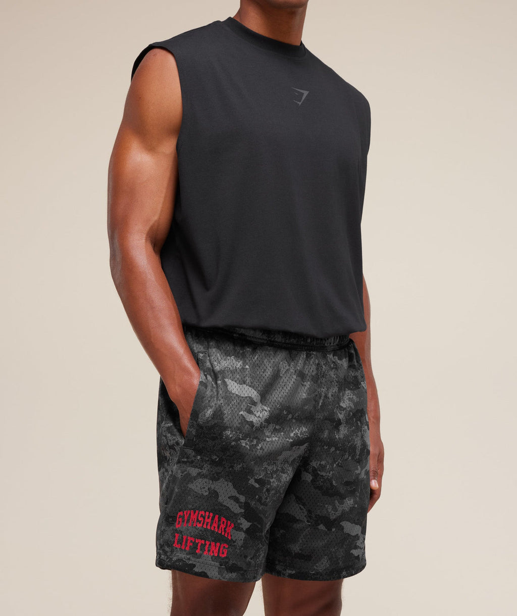 Gymshark - Lifting Mesh 7” Shorts (L)
