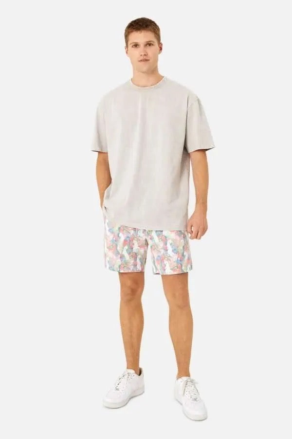 Industrie – The Cerrada Bahama Boardshorts – Bird Print (2XL)