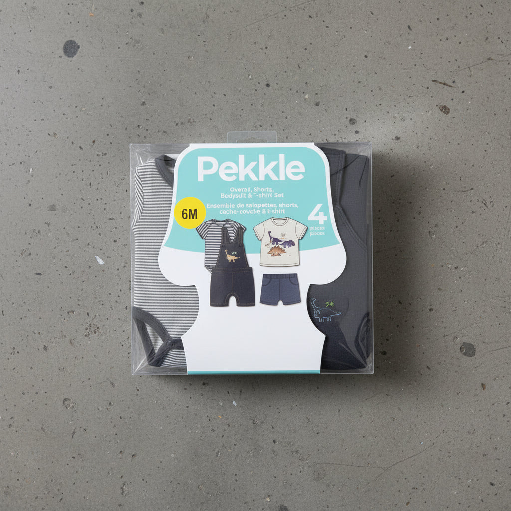 Pekkle - Boys 4 Piece Set (6M)