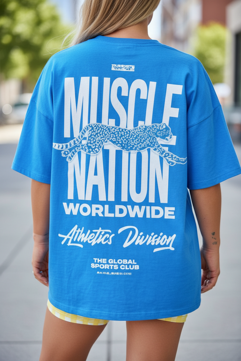 Muscle Nation - Pounce Oversized Tee (Copy)
